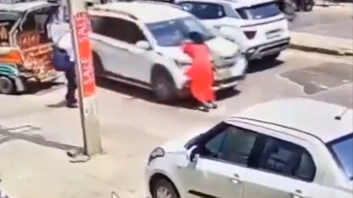 Rajasthan Road Rage Woman Dragged On Cars Bonnet For Over 500 Metres Captured On Cctv Watch 5021